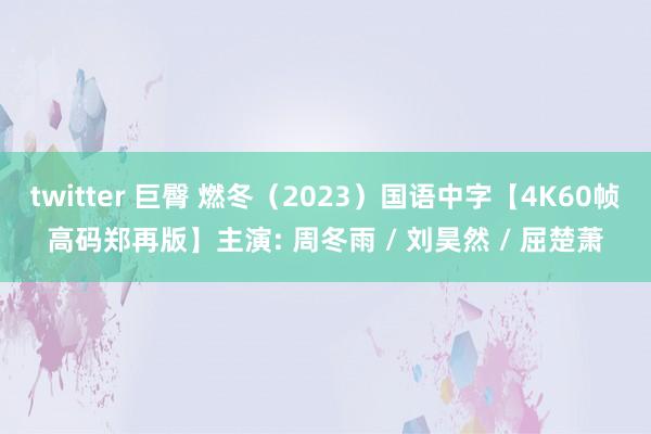 twitter 巨臀 燃冬（2023）国语中字【4K60帧高码郑再版】主演: 周冬雨 / 刘昊然 / 屈楚萧